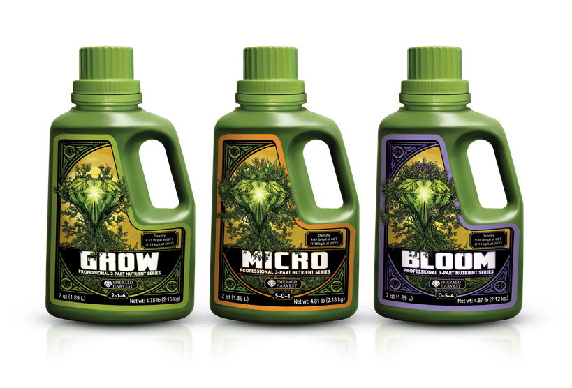EMERALD HARVEST 3-PART GROW MICRO BLOOM 3*500 ML