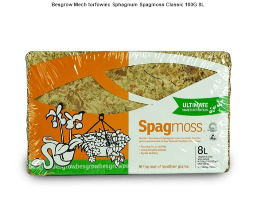 Besgrow Mech torfowiec Sphagnum Spagmoss Classic 100G 8L (id: 14804)