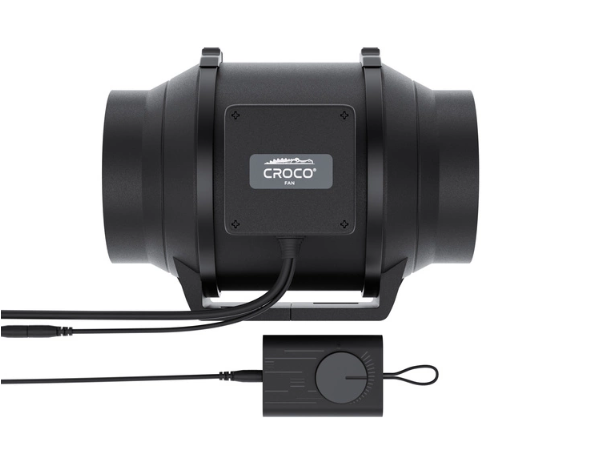 Croco Fan EC BF-150 - wentylator kanałowy + kontroler obrotów 150mm 685m³/h  