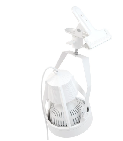 VERTICANA® Clip Holder – Biała  oprawa na klips z kablem i włącznikiem | Gniazdo E27