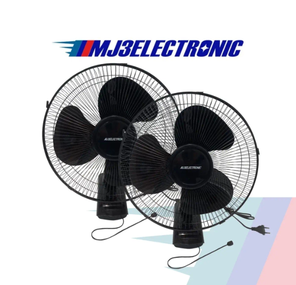 Zestaw 2x Wentylator naścienny MJ3 3-biegowy Ø 40cm 40W