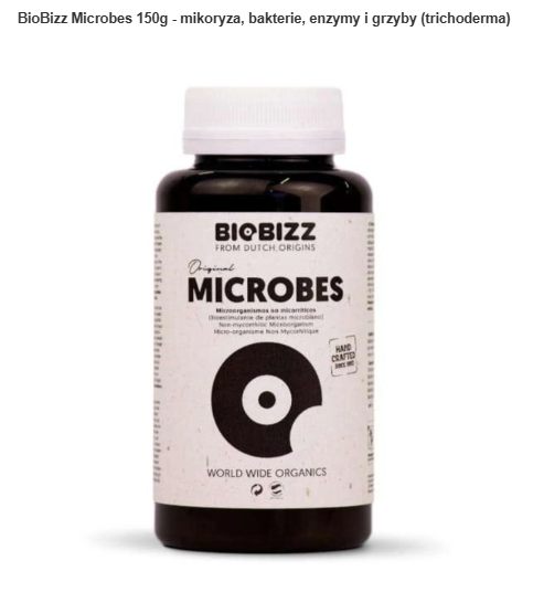 BioBizz Microbes 150g - mikoryza, bakterie, enzymy i grzyby (trichoderma)