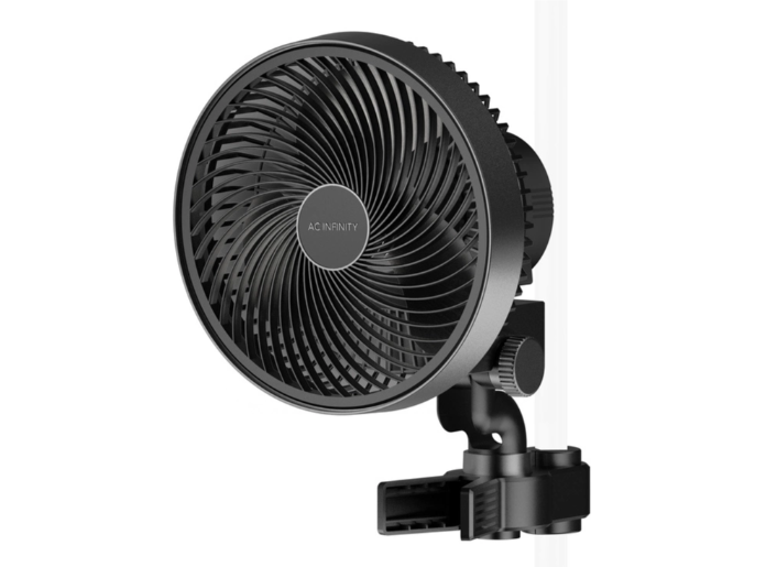 AC Infinity Cloudray S6 Gen 2 Oscillating Clip Fan 12W 10-speed fi 150mm - wentylator mieszający z klipsem