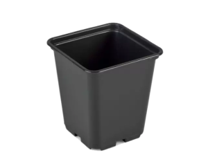 Doniczka plastikowa kwadratowa 0,25L - 7x7xH8cm