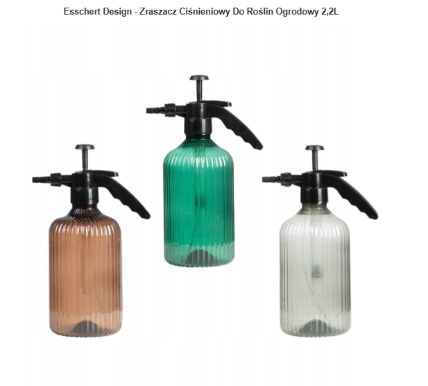 Esschert Design - Zraszacz Ciśnieniowy Do Roślin Ogrodowy 2,2L