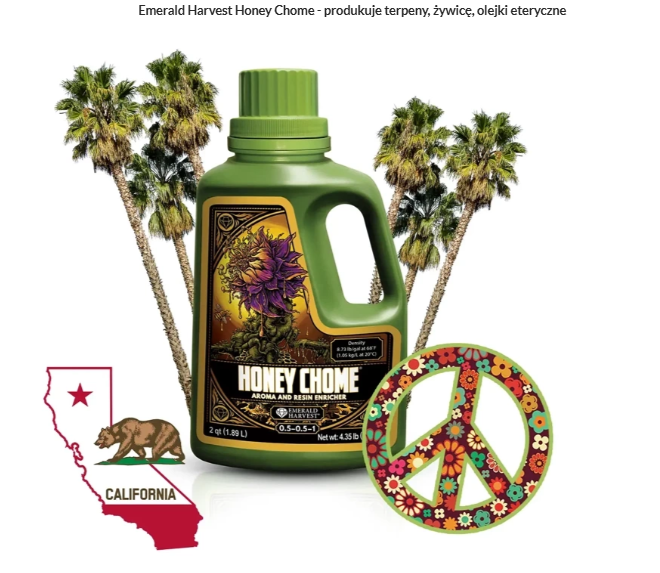 EMERALD HARVEST HONEY CHOME 500ML  - PRODUKUJE TERPENY, ŻYWICĘ, OLEJKI ETERYCZNE