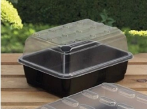 Propagator ukorzeniający / szklarenka  z otworami Garland 23x17x12,5cm   G133